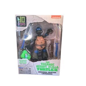 2024 Playmates TMNT Teenage Mutant Ninja Turtles ORIGINAL SKETCH LEONARDO FIGURE